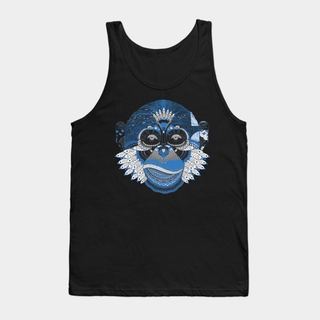 Psychedelic Monkey, Stoned Ape Tank Top by AltrusianGrace